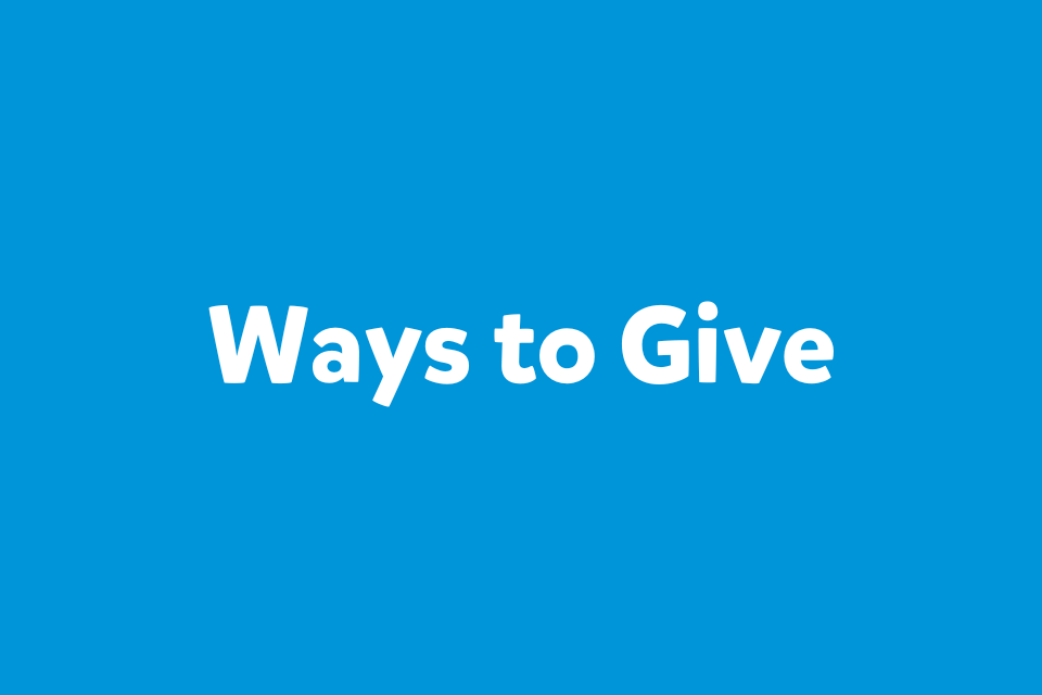 Ways to Give Header